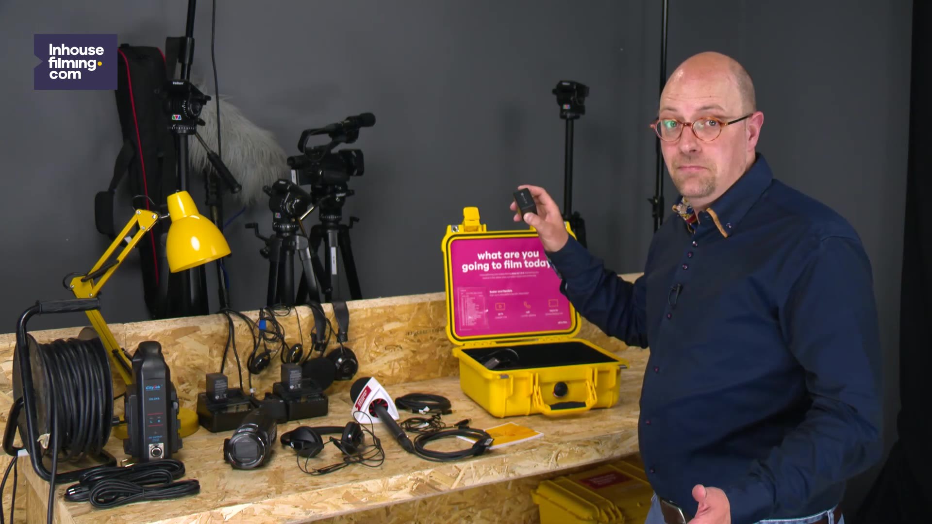 Filming Masterclass - Yellow Case - Our famous yellow case